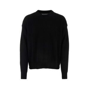 JIL SANDER Men's Textured Crew Neck Sweater Men BLACK Sweaters & Cardigans